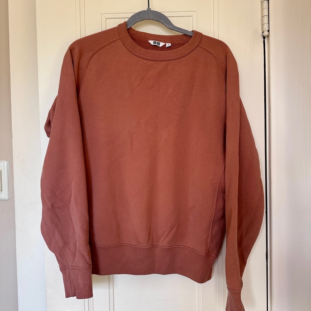 Uniqlo U Lemaire Men's Clay 100% Cotton Crewneck Sweatshirt